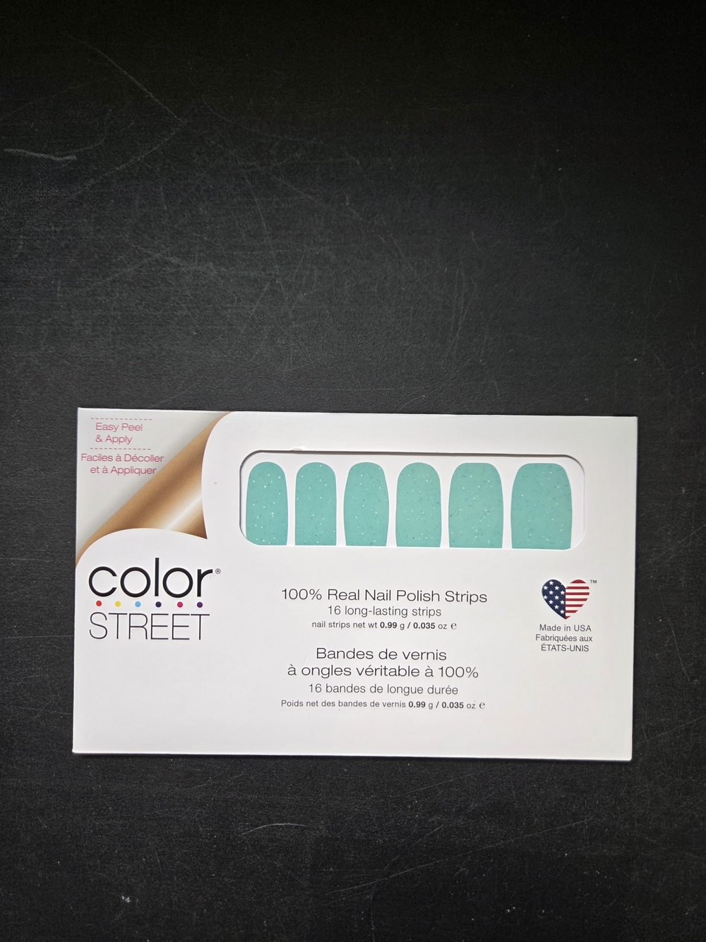 Color Street Nail Polish Strips Brand New Blue Raspberry